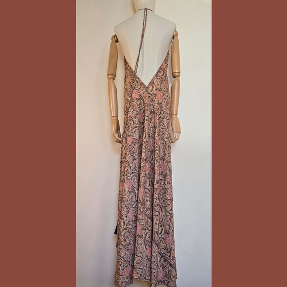 Lara Ethnics Long Backless Multistyle Paisley Dress - Picture 5 of 16